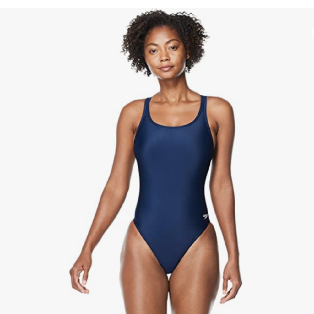 NWT Women's Speedo Peacoat Blue Pro LT One Piece Swimsuit, Size 28 (US Small)